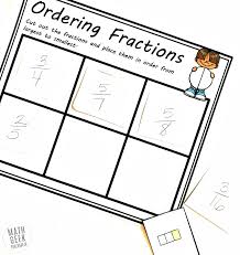 The solution and answers are included in this worksheet. Free Comparing Fractions Worksheets Cut Paste Visual Models