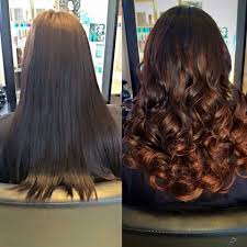 Copper Balayage No Toner Needed As We Lifted The Hair Slowly Using Free Hand Loreal Bleach Copper Balayage Balayage Hair