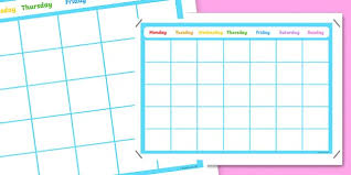 Best internet bundle and subscription codes. Blank Calendar Template Poster Weekly Rota Template