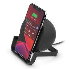 An android docking station can be a charger and a speaker at the same time, making it an essential accessory for android smartphone users. Wireless Charging Stand Bluetooth Speaker Belkin