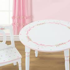 Ballet Hand Painted Girl S Table Set Kids Table And Chairs Kid Table Paint Kids Table