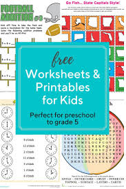 Find Over 20 000 Printable Worksheets Organized By Subject And Grade To Help Your Child Learn Life Science Activities Printables Free Kids Preschool Activities