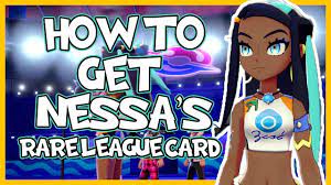 The armor on its body has been reinforced, so attacks from pokémon on the ground barely have any effect on it! How To Get Nessa S Rare League Card In Pokemon Sword Shield Youtube