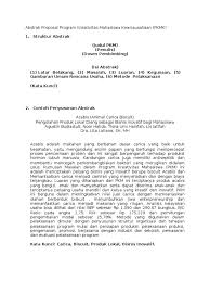 Abstrak dalam makalah ilmiah merupakan salah satu bagian terpenting untuk menarik pembaca menelusuri isi makalah lebih lanjut. Abstrak Pkmk