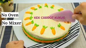 Kek Carrot Kukus No Oven No Mixer Kekcarrot Sisdamia Youtube