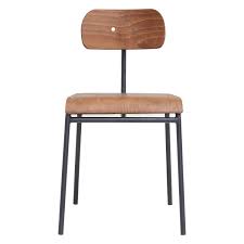 School Stol Fra House Doctor Moderne Stol Med Enkel Design Stolen Har Sittepute Og Ryggstotte I Tr Stol Stol Design Mobelideer