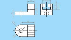 Gorunus Cikarma Konusuyla Ile Ilgili Olculendirilmis 2d Teknik Resim Ornekleri Pdf Ya Da Autocad Dwg Dosyasi Olarak Indirin Teknik Cizimler Resim