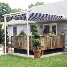 Grand patio 10x13 feet patio gazebo, outdoor canopy with mosquito netting and shade curtains，sturdy straight leg tent for backyard & party & event 4.3 out of 5 stars 340 $379.99 $ 379. Free Standing Deck And Canopy Structure Google Search Backyard Canopy Canopy Outdoor Canopy Design