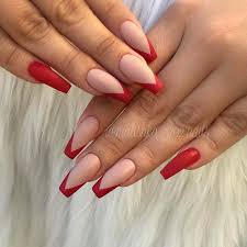 Written byextra writer updated onaugust 22, 2020august. Matte Red Nails Coffin Shape Matte