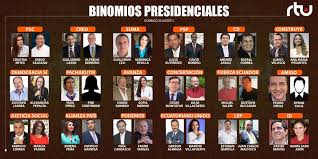 Más leídas 1 las materias primas hacen temblar a las industrias nacionales. Canal Rtu Na Twitteru La Papeleta Electoral Para Las Elecciones De 2021 Va Tomando Forma Asi Quedaron Conformados Los Binomios Presidenciales Hasta Este Domingo 23 De Agosto Https T Co P4lv5utfad