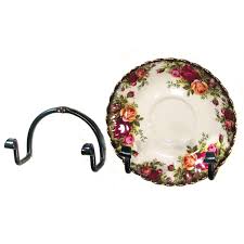 Mini Plate Holder Wall Wrought Iron Home Accessorieswrought Iron Home Accessories The single holder could accommodate a slightly larger plate if you don't mind the curly cue detail being covered at the top. mini plate holder wall