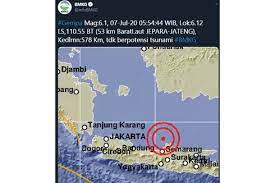 Gempa magnitudo 5 guncang cilacap, ini penjelasan bmkg. Berita Harian Gempa 6 1 Magnitudo Terbaru Hari Ini Kompas Com