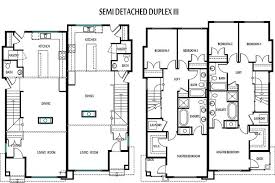 Edmonton Duplexes Or Semi Detached Homes Blueprints House Blueprints Semi Detached Duplex
