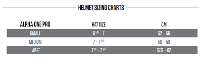 Hockey Helmet Sizing Chart Bike City Warehouse