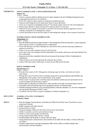 Move Coordinator Resume Samples Velvet Jobs