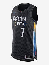 Islide rubber and fabric slide sandal featuring brooklyn nets 2020 city edition print. Nike Nba Authentic Jersey Brooklyn Nets City Edition 200 Mens Clothing Styles Jersey Mens Outfits