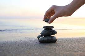 Whether it be temple, house, or garden, this piece will surely impress those with an acquired taste in yogi /zen inspired decor. Stacking Stones Stacking Rocks Zen Stone Stacking Zen Stones
