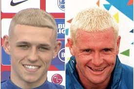 The '90s hair curtains hairstyle worn by stars like leonardo dicaprio is back. Phil Foden Sports New Dyed Blond Hair Amid Comparisons To Paul Gascoigne Borehamwood Times