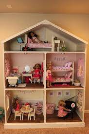 Doll House Plans For American Girl Or 18 Inch Dolls 5 Room Etsy American Girl Diy American Girl Doll House American Girl Doll Diy