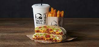 Tacos, burritos, quesadillas, nachos, novelty and specialty items, along with a variety of value menu items. Crunchwrap Supreme Taco Bell