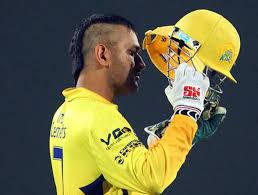 This picture highlights ms dhoni's hairstyle backside and gives a clear view of dhoni hairstyle backside. Captain Punk Dhoni S Mohawk Hogs Limelight During Csk S Clt20 Opener Sports News