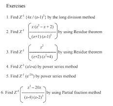 Inverse Z Transforms