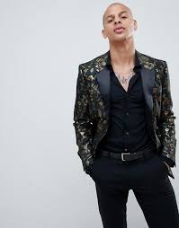 Black And White Floral Suit Harry Styles Pin On Wedding