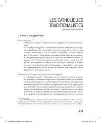 Les orthodoxes, les catholiques, (ainsi que les protestants) appartiennent à la même grande religion, le christianisme. Pdf Les Catholiques Traditionalistes Paul Airiau Academia Edu
