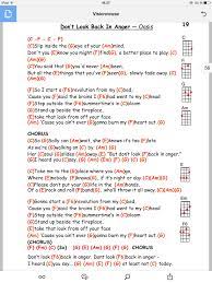 Don T Look Back In Anger Guitar Lessons Songs Ukulele Chords Songs Guitar Chords For Songs