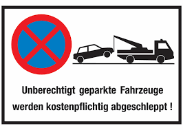 Parkschilder online drucken printplanet / halteverbotsschilder und verkehrszeichen jetzt kostenlos downloaden >>>. Absolutes Haltverbot Mit Abschlepphinweis Parkverbotsschilder Seton