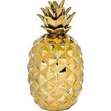 Bronze metallic ceramic pineapple apropos home collection figurine 11 inchtall. Home Essentials 11 Inches Height Gold Metallic Pineapple Buy Online In Maldives At Maldives Desertcart Com Productid 35195386