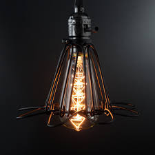 Free shipping on orders over $25 shipped by amazon. Lamp Shades Retro Pendant Lighting Wire Cage Shade Vintage Industrial Light Uk Plug Wired Home Garden