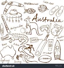 Australia Doodles Travel Art Journal Bullet Journal Australia Travel Doodles