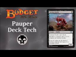 Budget Mono Black Zombies Pauper Youtube
