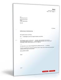 Für die für die zahlung dieser pauschale gilt ebenfalls die gesetzte zahlungsfrist. Aufforderung Zur Nachbesserung Muster Vorlage Zum Download
