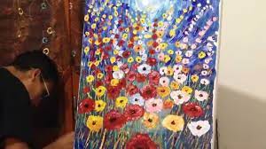 الفن التشكيلي رسم لوحة فنية جميلة dipinto artistico paesaggio youtube