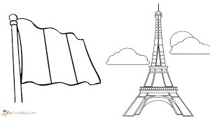 Countries and flags coloring pages for children. View 9 France Coloring Pages For Kids