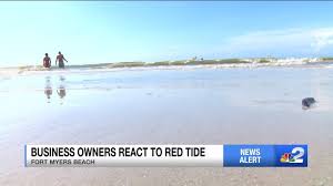 High Concentrations Of Red Tide Showing In Southwest Florida
