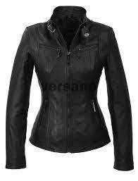 Dames Leren Jas Versano 315 Zwart Leren Jas Jas Kleding Stijlen