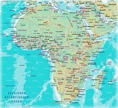 Er grenzt an liberia, guinea, mali, burkina faso und ghana und im süden an den atlantischen ozean. Karte Von Afrika Ubersichtskarte Regionen Der Welt Welt Atlas De
