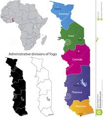 Carte Du Togo Illustration De Vecteur Illustration Du Detaille 26372736