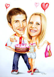 A Moment On The Lips A Lifetime On The Hips Commercial Caricatura Aniversario Namoro Caricature Image Photo And Video