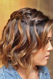 Braiding short hair can be a tricky, messy process even with the right style, but with enough practice, you can this style is good for very short hair, as you can decide to braid only a portion of your short hair if you can then leave the rest of your hair natural or finger curl it using your fingers and hair oil. Waterfall Braid Hairstyles For Your Beautiful Locks Hair Style