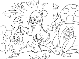 You may have heard or seen a lot about this in fairy tales and cartoons. Gnome Coloring Pages Printable Coloring Pages For Kids