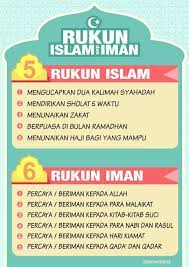 Dengan mengetahui rukun iman dan rukun islam ini maka kita bisa menjadi islam yang sempurna. Islam Dan Iman Saling Pekida Daerah Kubang Pasu Facebook