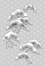 Voir plus d'idées sur le thème fleurs, fleur japonaise, peinture. Dessin Au Trait Japonais De Fleurs De La Plante Vector Materiels 32 Clip Art