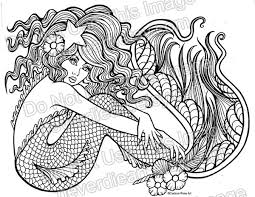 Make a fun coloring book out of family photos wi. Best Mermaid Coloring Pages Coloring Books Cleverpedia