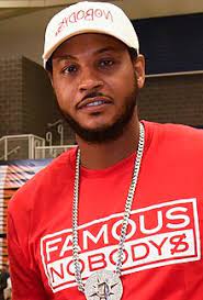 Carmelo anthony just got back from a trip to africa where he was with his wife la la and his son. D1c8oekfimwihm
