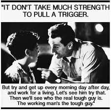You're a tough guy, but i'm a nightmare a man's level of toughness (as assessed by other men), will determine whether or not his girlfriend will get. Movie Quotes Instaquote Quote On Instagram Powerful Motivational Quotes A Bronx Tale Quotes Gangster Quotes