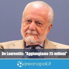 🛑 Scatto Napoli, De Laurentiis: "Aggiungiamo 25 milioni" 👉  areanapoli.it/share/590572/
